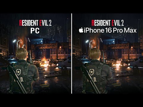 Resident Evil 2 Remake iPhone 16 Pro Max vs PC Comparison