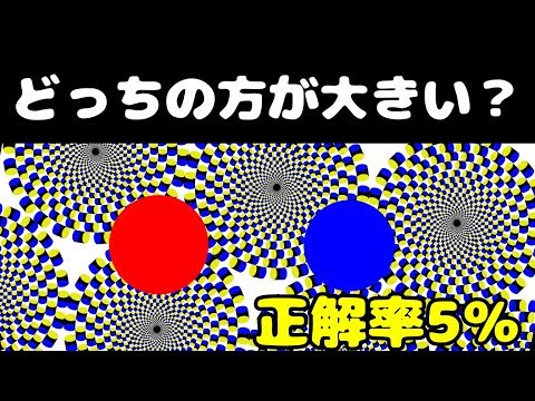 🔴🔵どっちが大きい？IQテスト的な10のクイズ