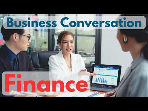 Business English Conversation in Finance "Speak like a Professional!" | Business English Learning