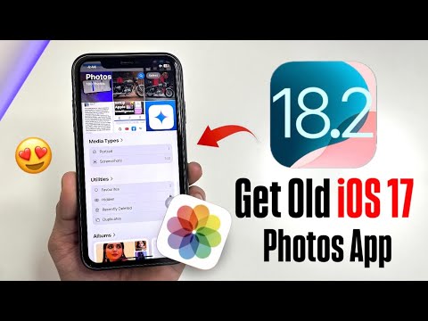 How to Make iOS 18 Photos App look like IOS 17 - Get Old IOS 17 Photos App in iOS 18 iPhones