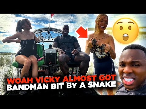 Almost got bit by a snake with Woah Vickey