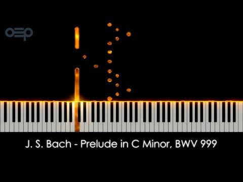 J. S. Bach - Prelude in C Minor, BWV 999 | Classical Piano Music