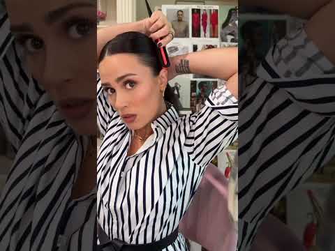 Slick back pony tutorial #hairstyle #hairtutorial