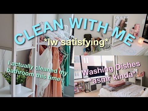 CLEANING THE ENTIRE APARTMENT WITH ME *satisfying* (lil bit emotional)