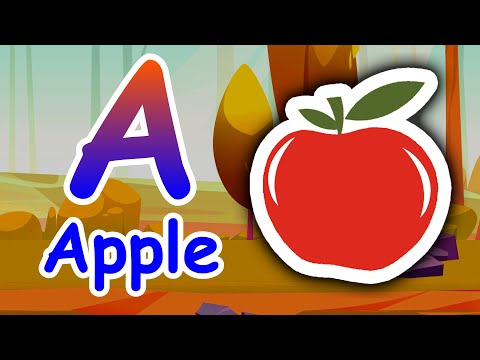 A for Apple for Children | Nursery ABC Learning | alphabet abcd a to z videos