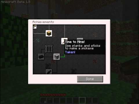 Minecraft Beta 1.5 - Achievements