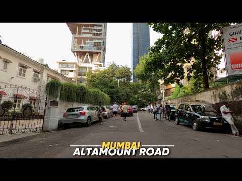 Altamount Road - 4K | Drive through some of the most Expensive Residences in the World