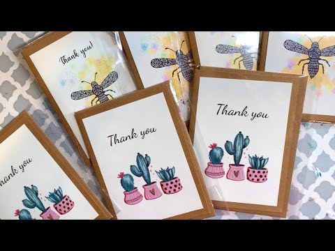 How I Make Print Card to Sell | DIY Card