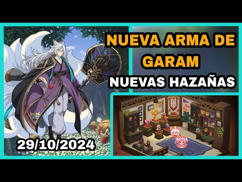 NUEVO GARAM, NUEVAS HAZAÑAS y MEJORA de HÉROES DE TETIS - 29/10/2024 || Guardian Tales