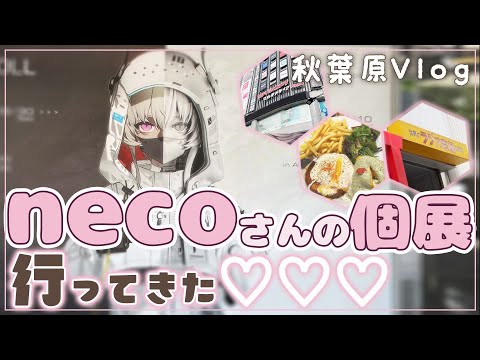 【秋葉原Vlog】necoさんの初個展[N/DOLL]に行ってきた！【天川支月】