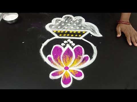 Sankranti muggulu🌺🌺Bhogi kundalu,Bhogi kolam,Bhogi rangoli designs,Pongal special simple kolam.