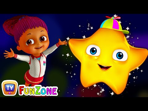 Twinkle Twinkle Little Star - Nursery Rhymes Songs for Children | ChuChu TV Funzone 3D for Kids