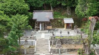 大國主神社（高島市新旭町）ドローン撮影１