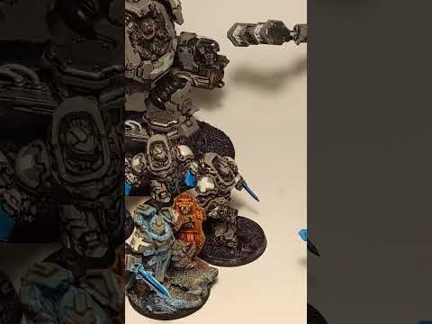 Grey Knights models from Puppetswar