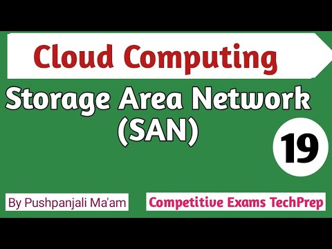 Lec - 6.3 Storage Area Network (SAN) in Cloud Computing in Hindi