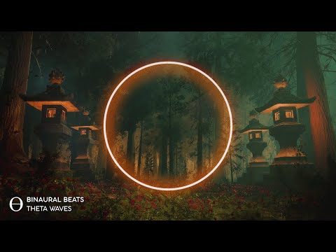 🎧 Sleep Music for DEEP SLEEPING [ 5Hz Theta ] “Forest Retreat” Binaural Beats