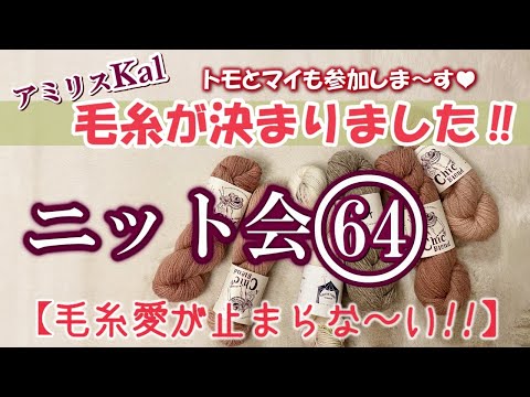 【ニット会64】アミリスのKal祭り‼毛糸選びも楽しいね♥