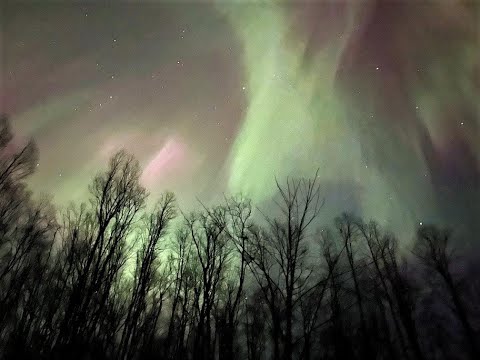 Northern lights seen from N.E. WI