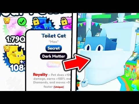 I Became The KING Of TOILET CATS in Pet Simulator X..