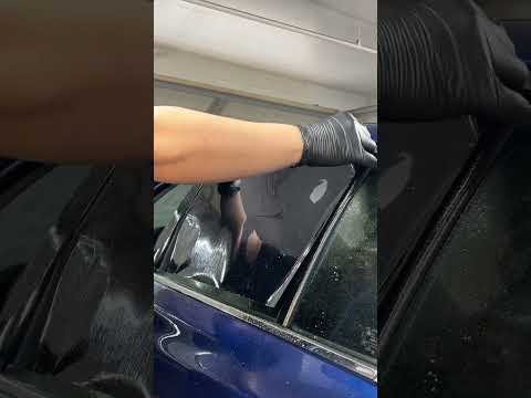 Tinting an Infinti Q50 side window from start to finish! 🔥