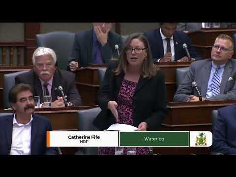 Fife to Minister: Why did you cancel renewable energy projects in Waterloo Region?