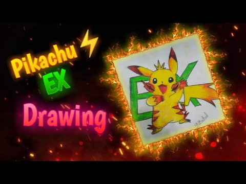 mega pikachu drawing | pikachu drawing by Ratul | Fatin al shadab ratul♪