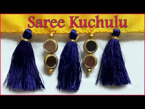 latest saree kuchulu with mirrors | saree kuchu designs