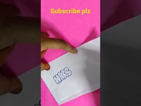 How to write HARSHITHA in bubble letters#shorts#viral#videos