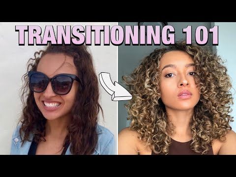 HOW TO TRANSITION TO NATURAL HAIR AS A BEGINNER // CURLY 3A-3B HAIR