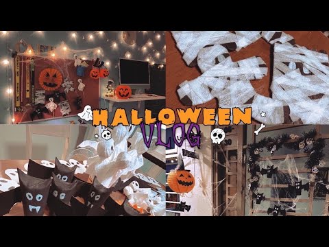 DIY Halloween decoration idea 👻 万圣节手工装饰 🎃 very easy paper cutting DIY for kids 🕸🕷