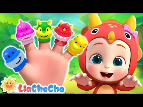 🔴LIVE STREAM | Dino Finger Family, ABC Song and More! |🎬 LiaChaCha Nursery Rhymes & Kids Songs