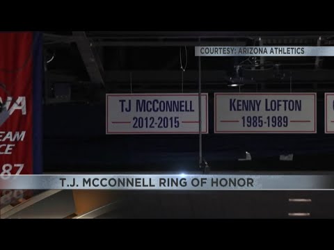 T.J. McConnell inducted into Arizona Wildcats' Ring of Honor