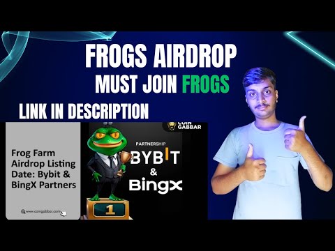 Frogs airdrop | frogs airdrop listing