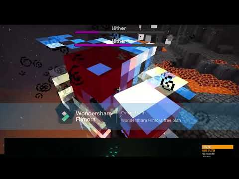 Defeating Wither in DimensionWorld 147058