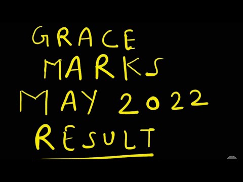 |ICAI GRACE MARKS |MAY 2022 Result |Intermedite & Final Students |