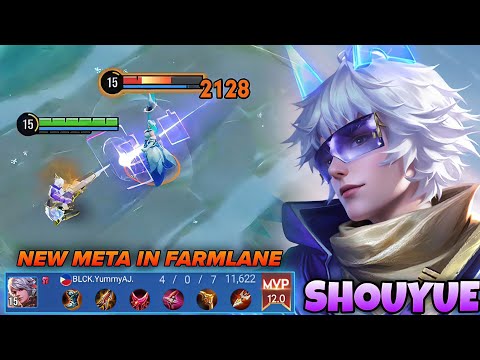 BECAUSE OF SHOUYUE'S NEW BUFF, HE IS IN THE META NOW IN FARMLANE - HONORBOF KINGS