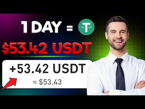 1 Day = $53.42 USDT Instantly 🤑- USDT Earning Site 2024 | USDT Mining Site 2024