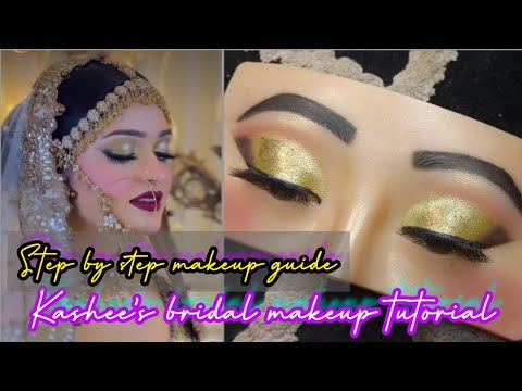 Kashee's Bridal Makeup Tutorial | Kashees party makeup step by step | kashees makeup tutorial |