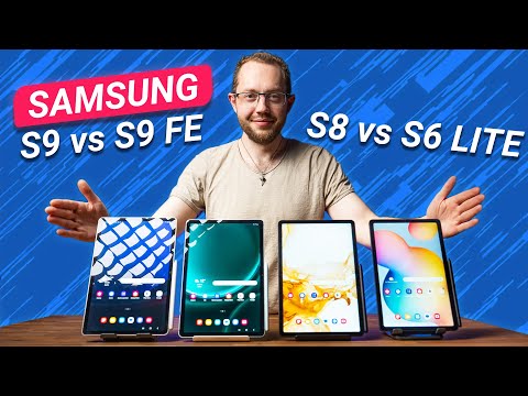 11" Samsung Comparison: Galaxy Tab S9 vs S9 FE vs S8 vs S6 Lite