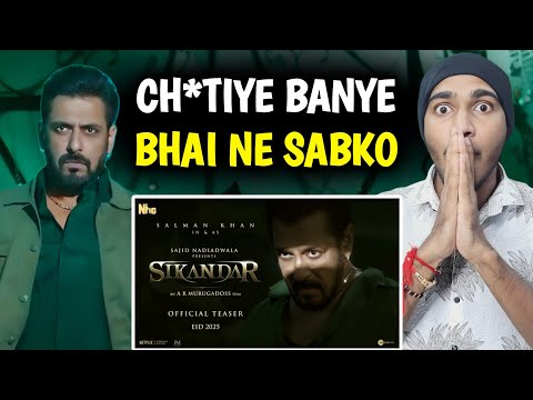 SIKANDAR Teaser Reaction | Salman Khan |