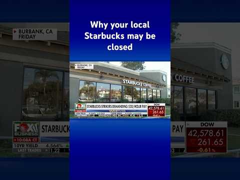 Starbucks workers speak to FOX Business during nationwide strike #shorts