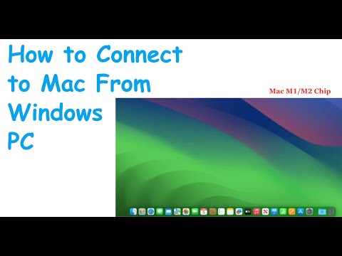 How to connect to a Mac remotely from Windows PC