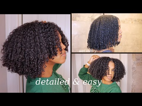 In Shower Wash And Go | Featuring Curl Mix! | Natural Hair