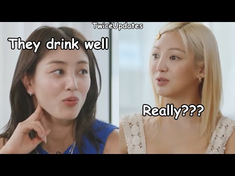 twice jihyo exposing her members who are heavy drinker among them ft. drunk moments