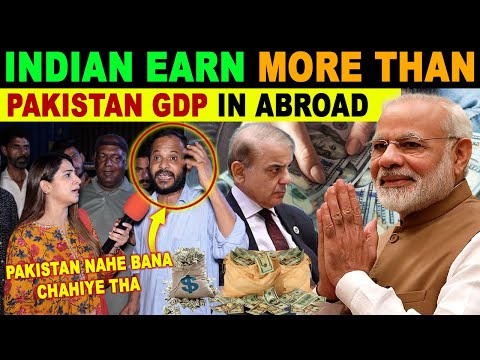 INDIAN EARN MORE THAN PAKISTAN’S GDP IN ABROAD | PAK CRYING REACTIONS | SANA AMJAD