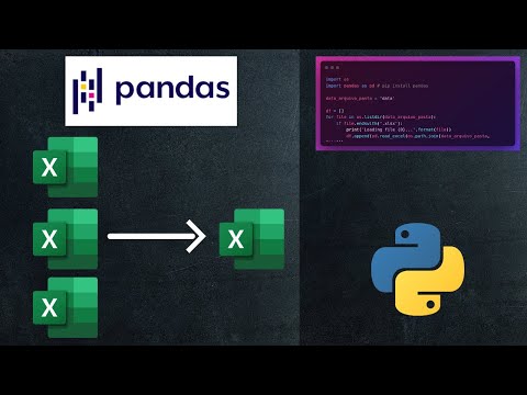 Como unir arquivos do Excel com Python (Pandas)