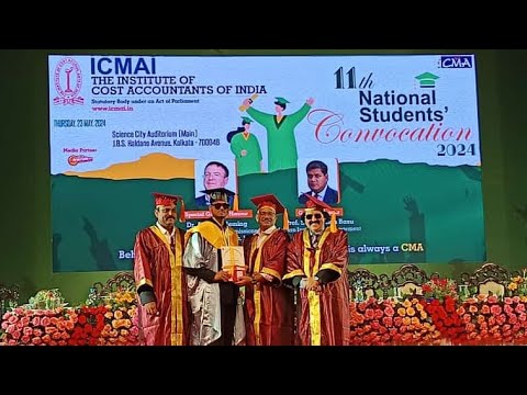 ICMAI  CMA KOLKATA NATIONAL Students CONVOCATION 2024 #cma #icmai #ca #aspriant #icai