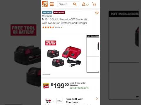 Home Depot’s Black Friday 2022 deals?! POWER TOOLS