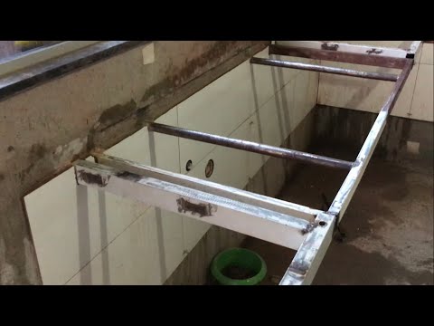 #114-REVESTIMENTO + ESTRUTURA DE METALONS/PIA DE COZINHA EM PORCELANATO-Parte 04