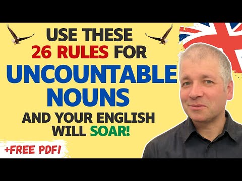 26 Uncountable Noun Rules (Advanced English Grammar C1 C2)